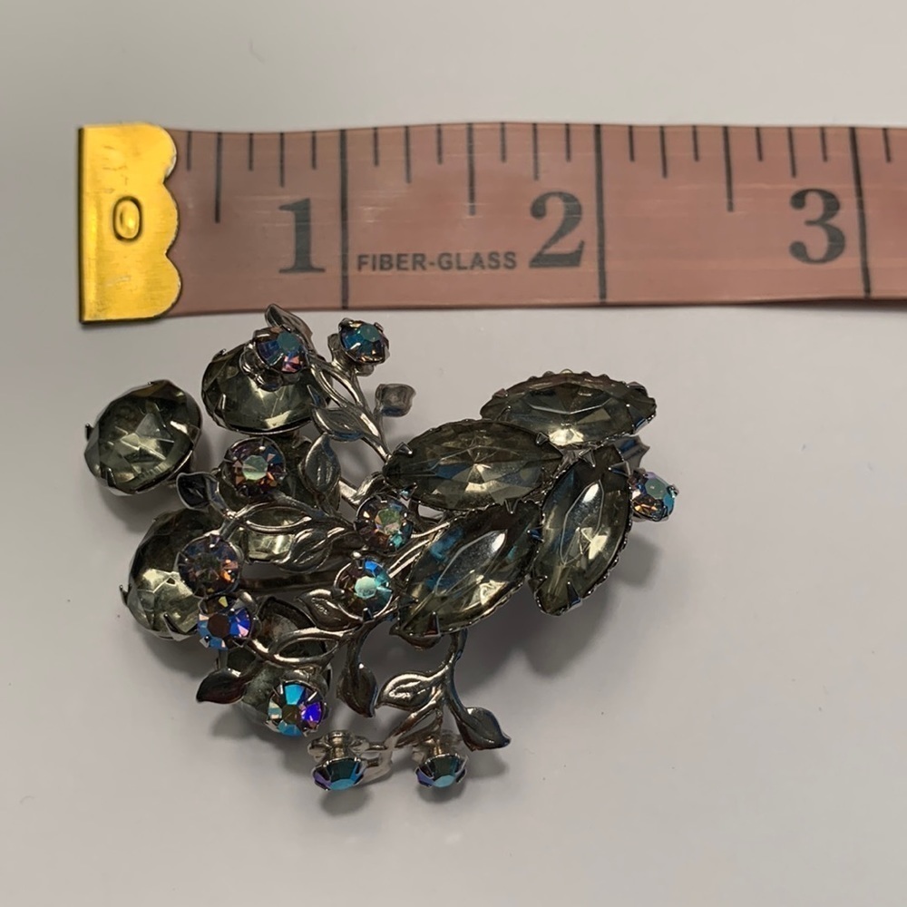 Mint Vintage 1950’s Rhinestone Brooch, exquisite, perfect condition - Picture 4 of 4